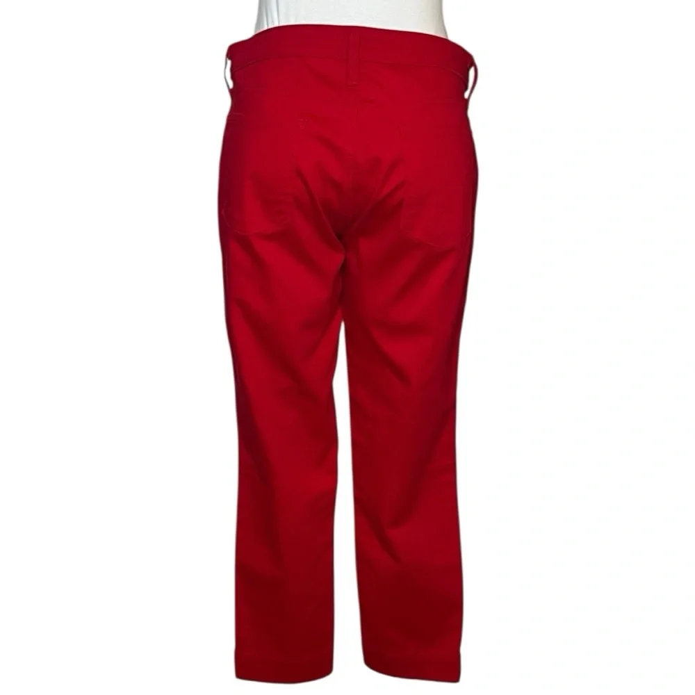 Gap cherry red chino ankle pant size 8